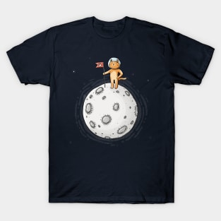 Cat on the moon T-Shirt